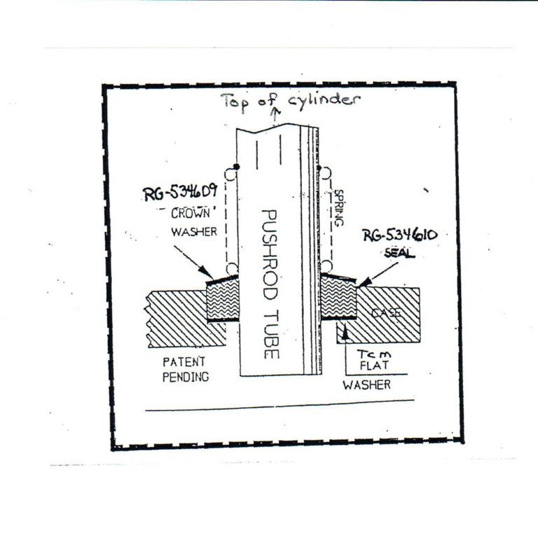 Push Rod Tube Seal Kit Continental GTSIO, LTSIO, TSIO520; IO, IOF