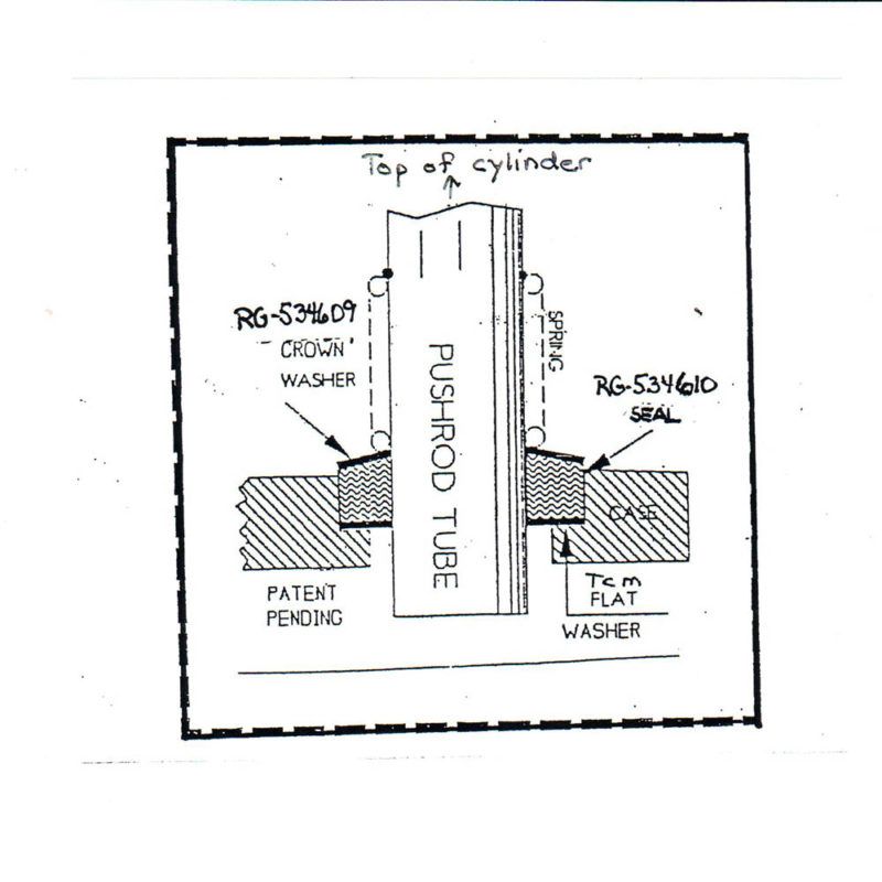 Push Rod Tube Seal Kit Continental GTSIO, LTSIO, TSIO520; IO, IOF