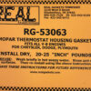 A picture of the back of a box with instructions for installing.