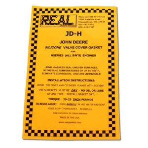 JD-H-2 instructions for silicone rubber valve cover gaskets
