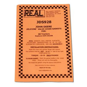 JDS928-2 instructions for silicone rubber valve cover gaskets