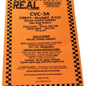 CVC-3 Label for silicone rubber valve cover gaskets