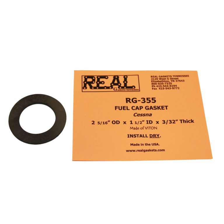 Fuel Cap Gasket Cessna Vented Fuel Cap (3/32" Thick) 2 5/16" OD x 1 ½