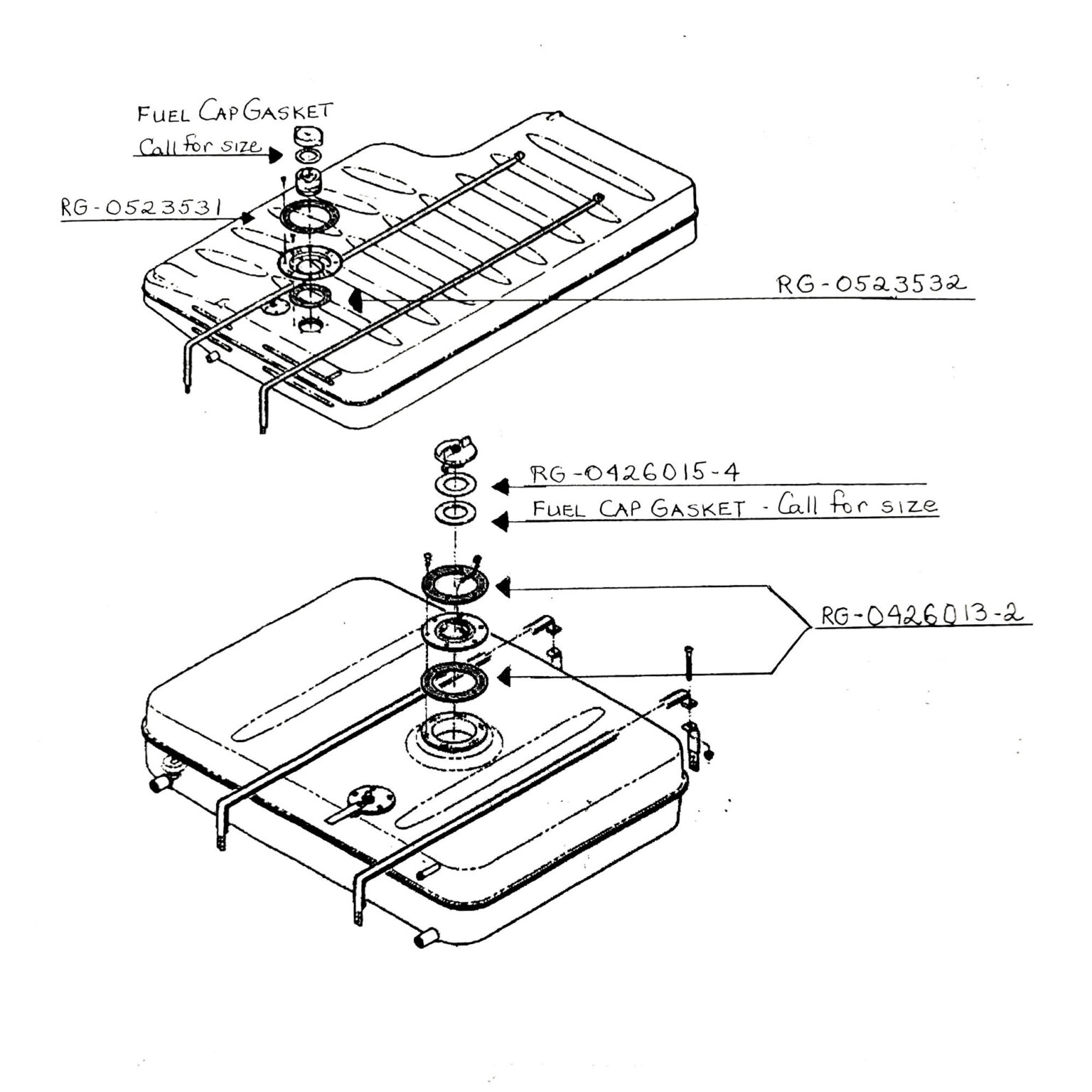 Fuel Cap Liner Seal for CESSNA 150, 152, 172 Fuel Tanks Silicone
