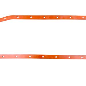 A red rubber gasket is shown with holes.